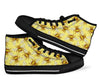 Honey Bee Gifts Pattern Print Men Women's High Top Shoes-grizzshop