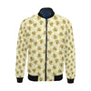 Honey Bee Gifts Pattern Print Men's Bomber Jacket-grizzshop