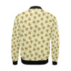 Honey Bee Gifts Pattern Print Men's Bomber Jacket-grizzshop