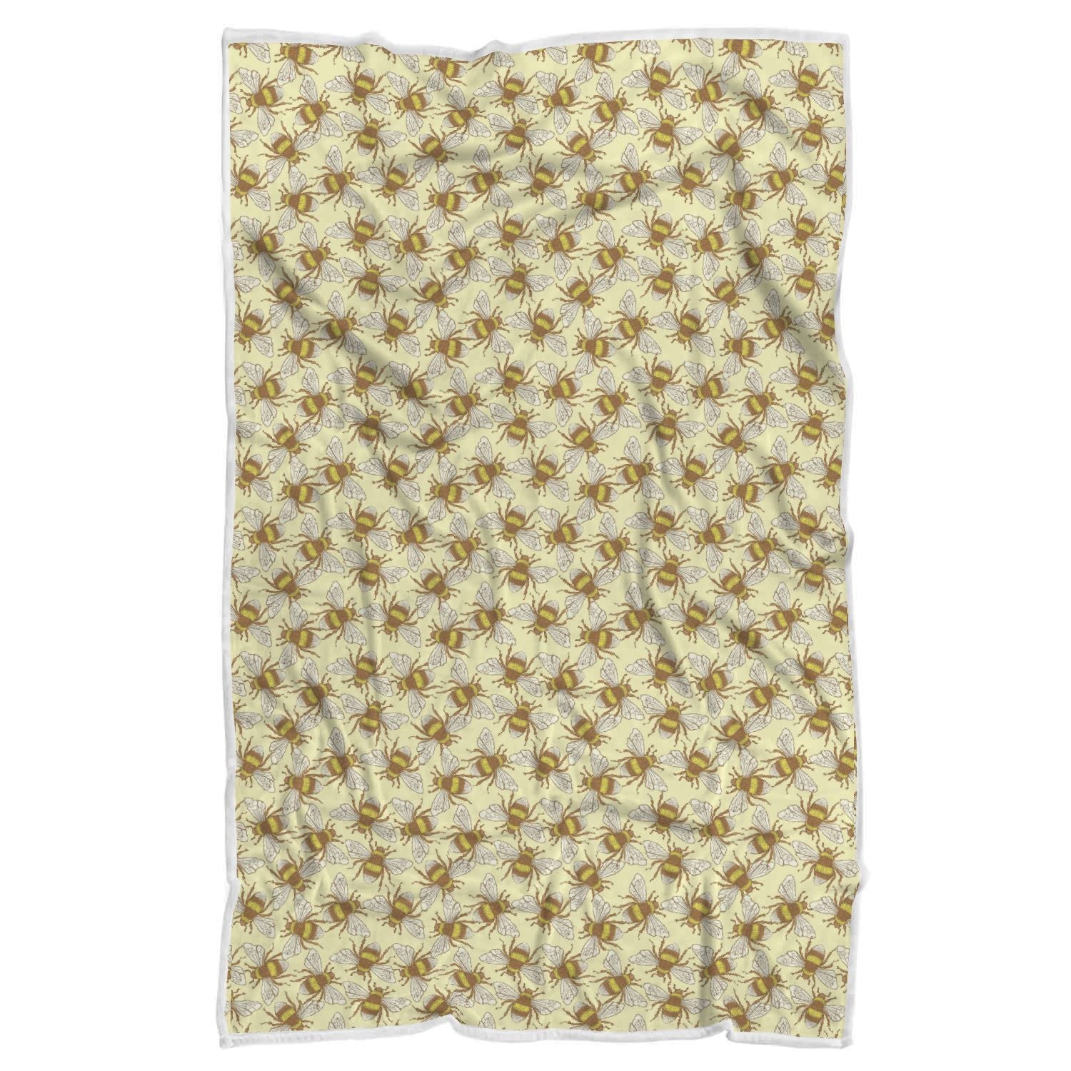 Honey Bee Gifts Pattern Print Throw Blanket-grizzshop