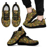 Honey Bee Psychedelic Gifts Pattern Print Black Sneaker Shoes For Men Women-grizzshop