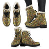 Honey Bee Psychedelic Gifts Pattern Print Comfy Winter Boots-grizzshop