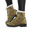 Honey Bee Psychedelic Gifts Pattern Print Comfy Winter Boots-grizzshop