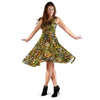 Honey Bee Psychedelic Gifts Pattern Print Dress-grizzshop