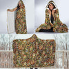 Honey Bee Psychedelic Gifts Pattern Print Hooded Blanket-grizzshop