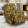 Honey Bee Psychedelic Gifts Pattern Print Recliner Cover-grizzshop