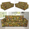 Honey Bee Psychedelic Gifts Pattern Print Sofa Covers-grizzshop