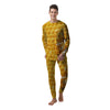 Honeycomb And Bees Print Men's Pajamas-grizzshop