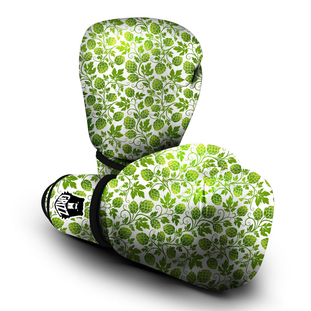 Hop Cone Cartoon Print Pattern Boxing Gloves-grizzshop