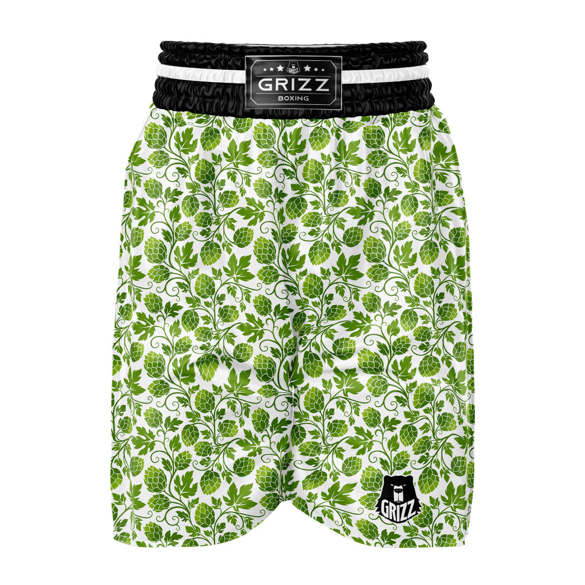Hop Cone Cartoon Print Pattern Boxing Shorts-grizzshop