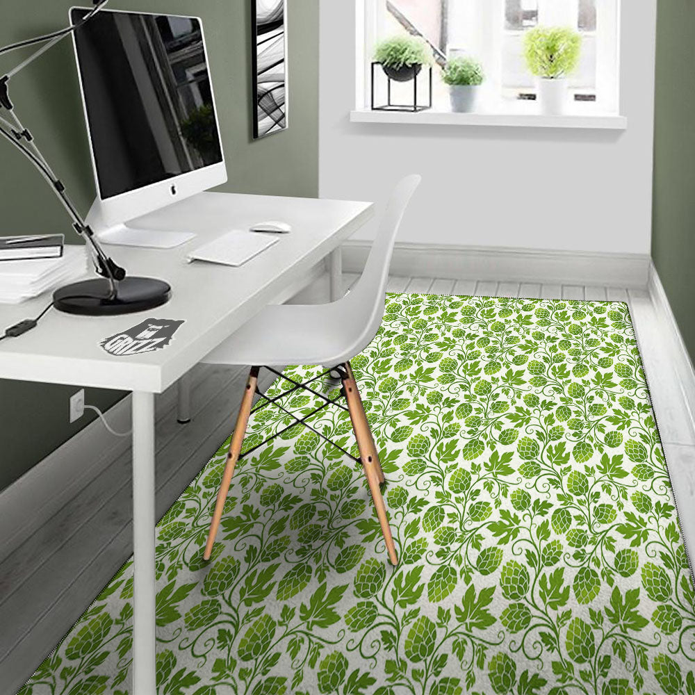 Hop Cone Cartoon Print Pattern Floor Mat-grizzshop