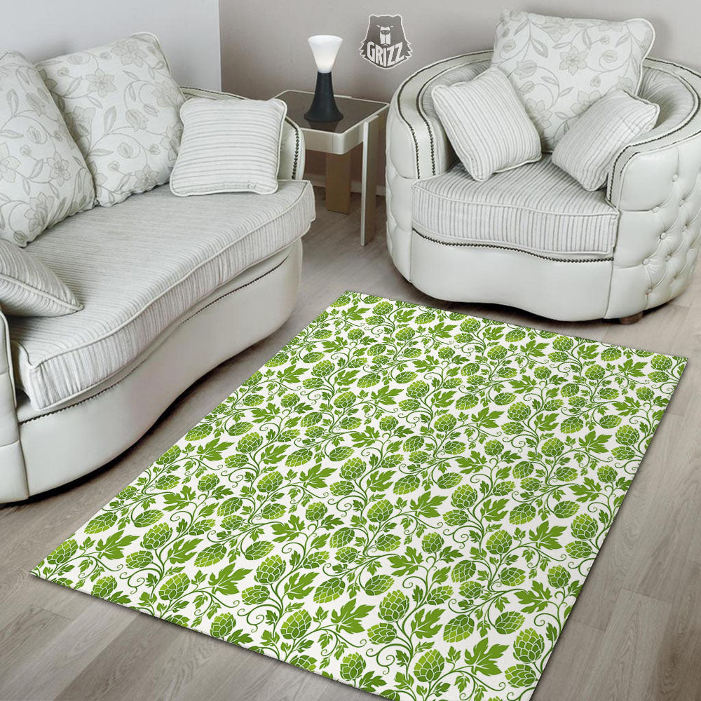 Hop Cone Cartoon Print Pattern Floor Mat-grizzshop