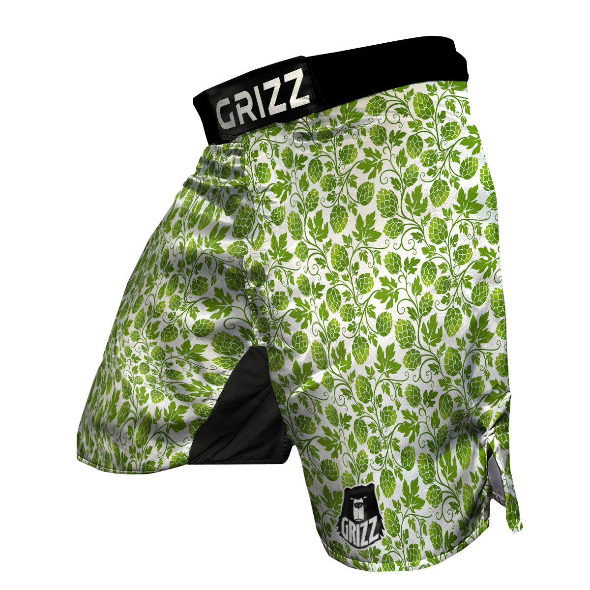 Hop Cone Cartoon Print Pattern MMA Shorts-grizzshop
