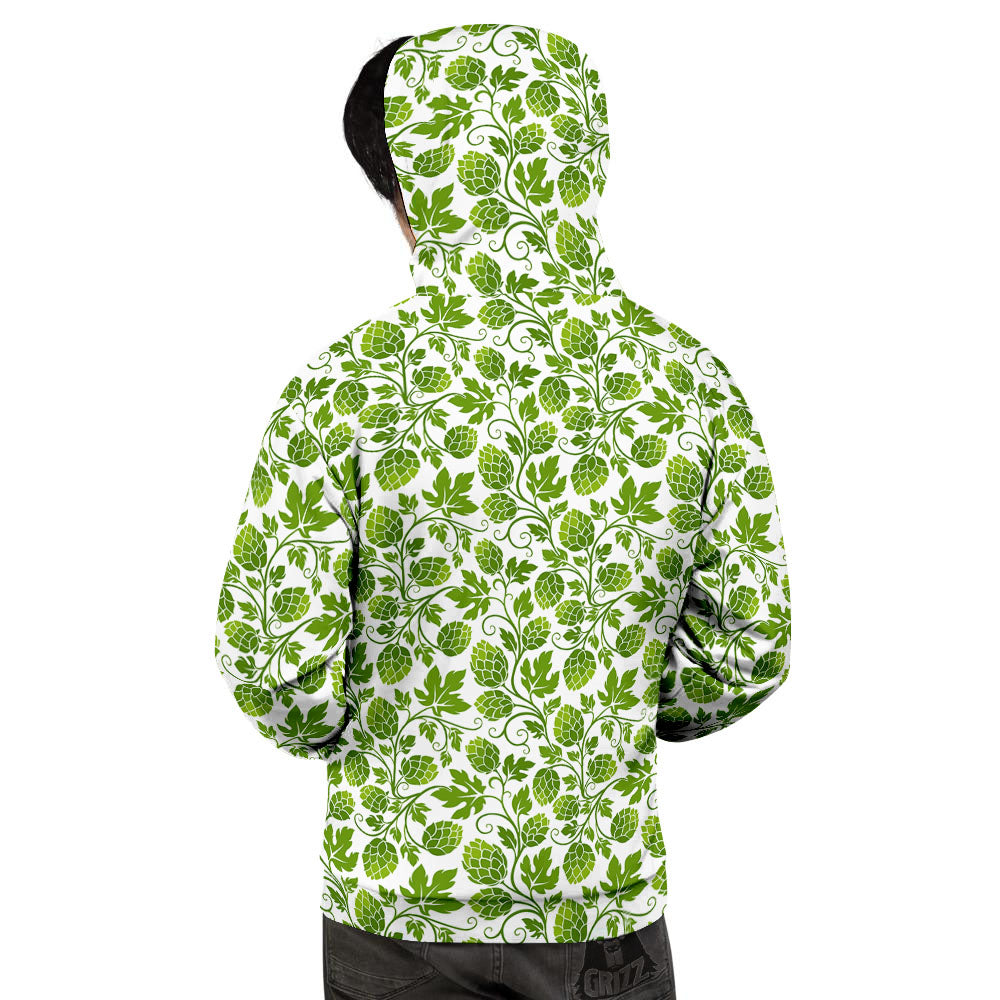 Hop Cone Cartoon Print Pattern Men's Hoodie-grizzshop