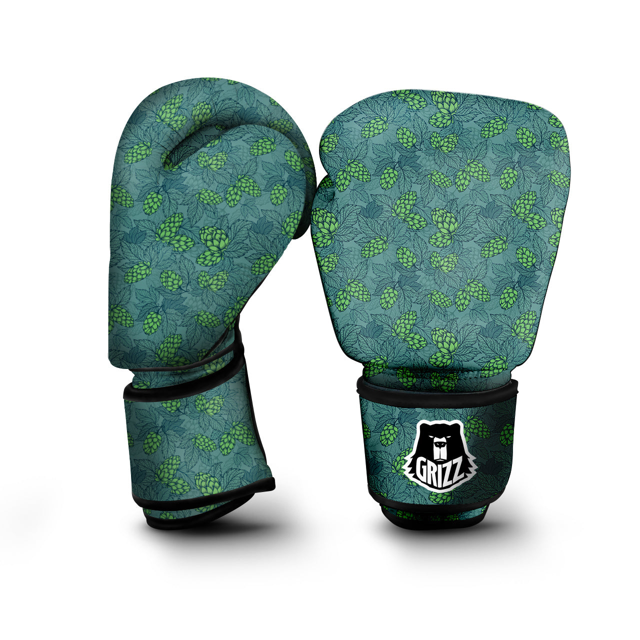 Hop Cone Cute Print Pattern Boxing Gloves-grizzshop