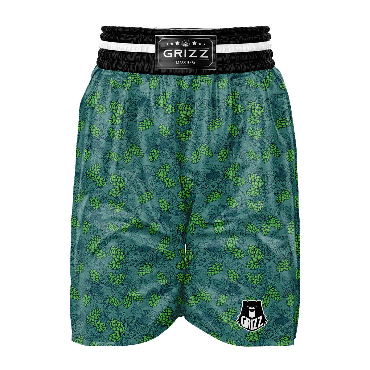 Hop Cone Cute Print Pattern Boxing Shorts-grizzshop