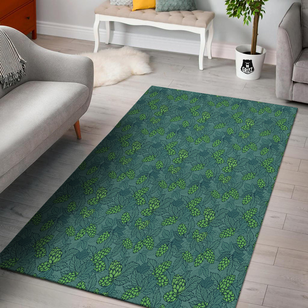 Hop Cone Cute Print Pattern Floor Mat-grizzshop