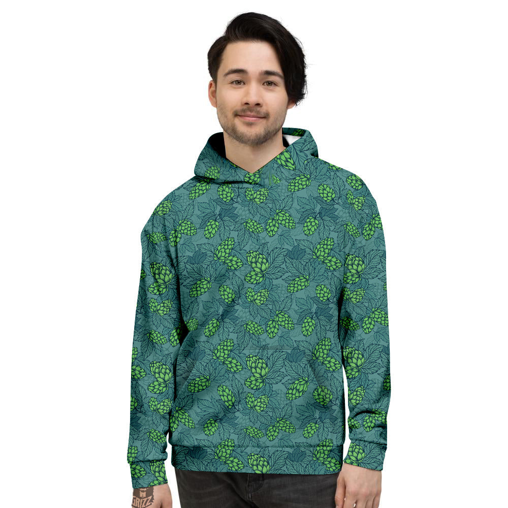 Hop Cone Cute Print Pattern Men's Hoodie-grizzshop