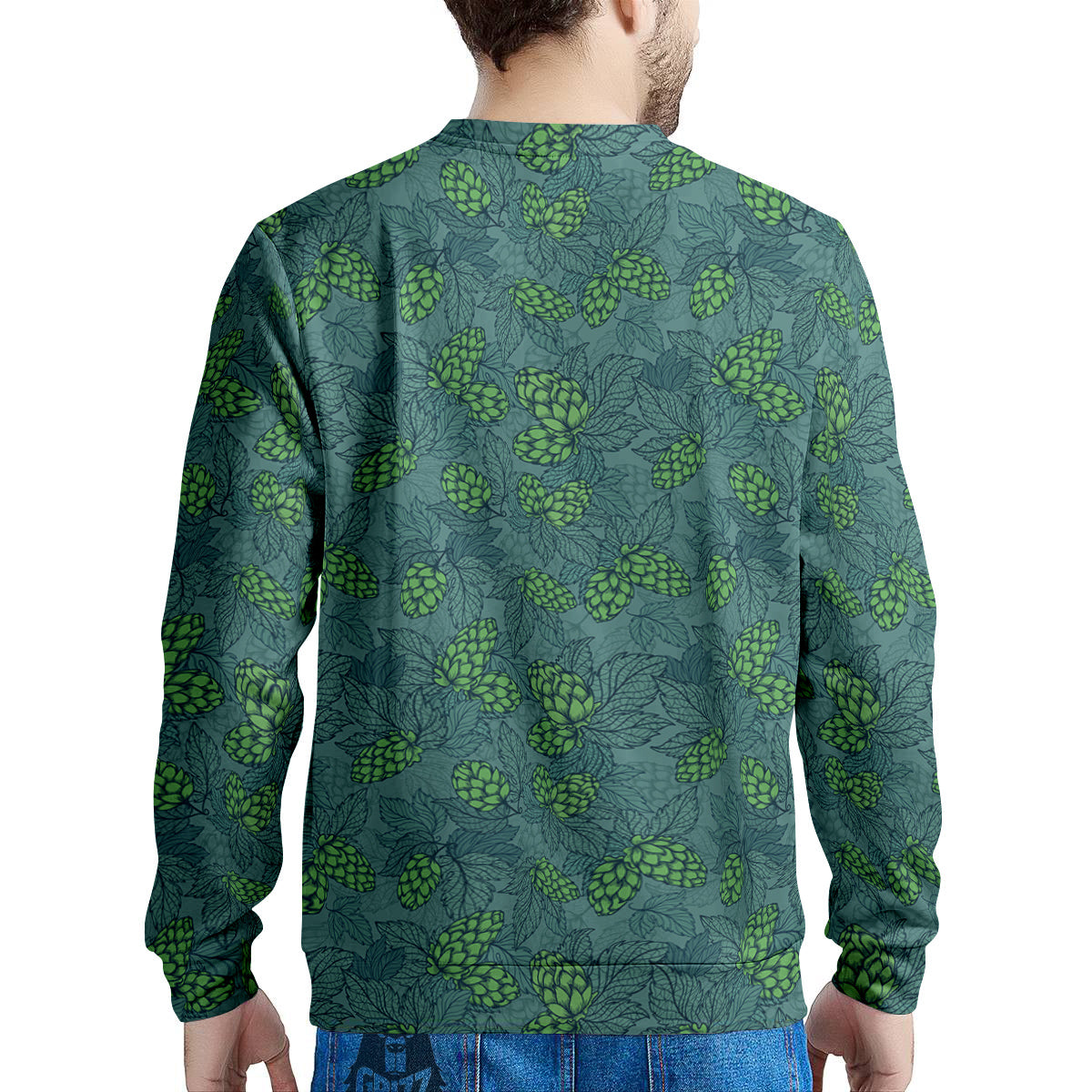 Hop Cone Cute Print Pattern Men's Sweatshirt-grizzshop