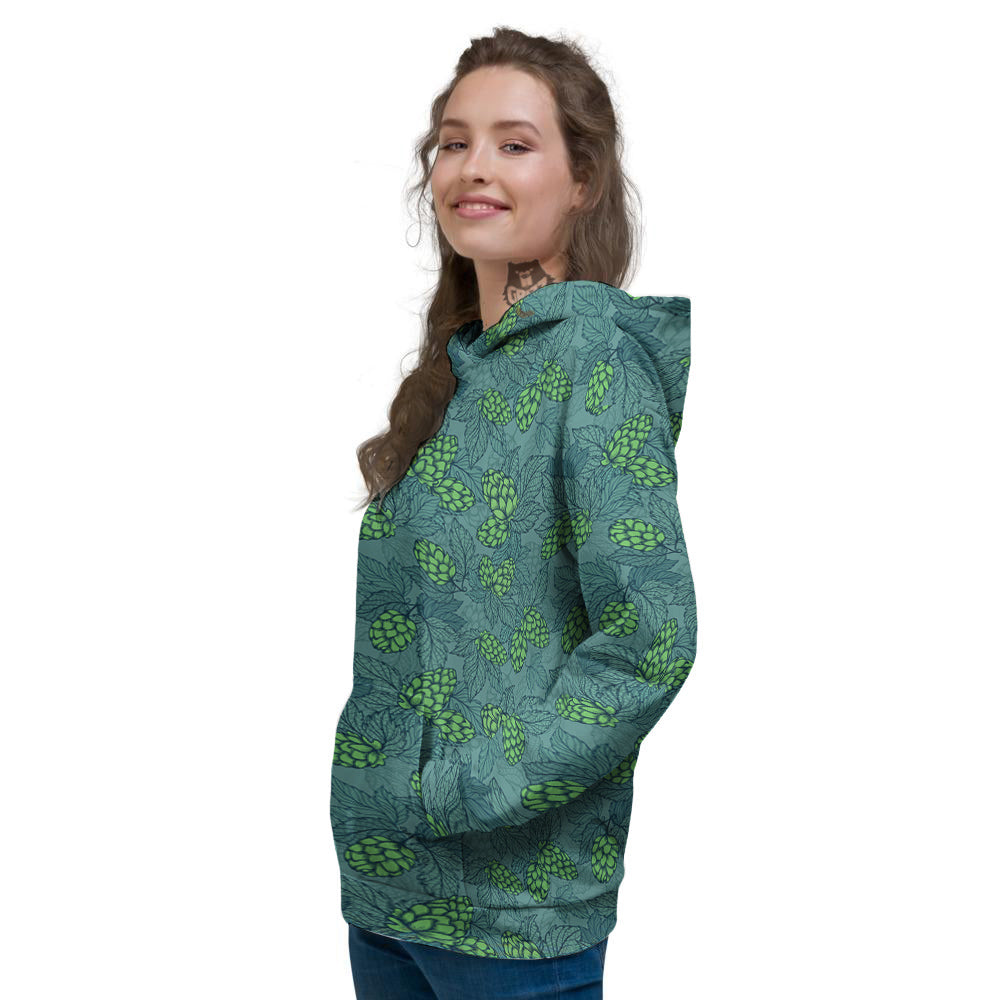 Hop Cone Cute Print Pattern Women's Hoodie-grizzshop