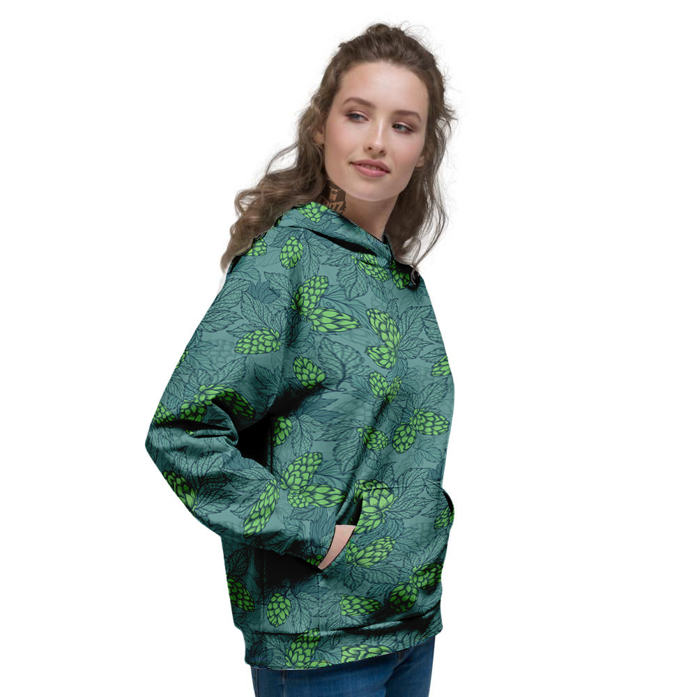 Hop Cone Cute Print Pattern Women's Hoodie-grizzshop