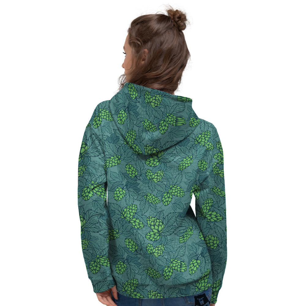 Hop Cone Cute Print Pattern Women's Hoodie-grizzshop