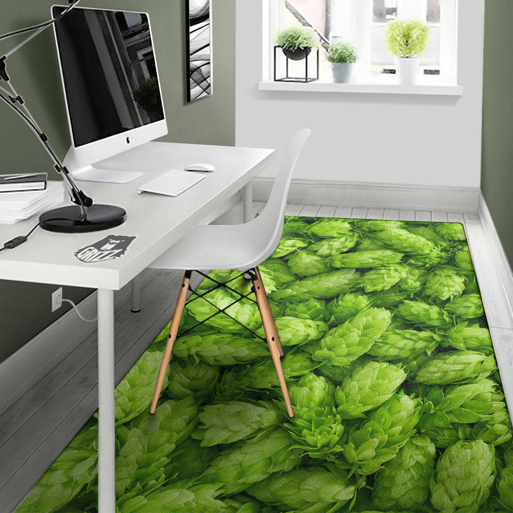 Hop Cone Fresh Print Floor Mat-grizzshop