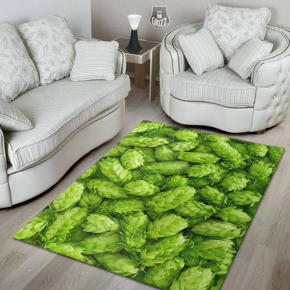 Hop Cone Fresh Print Floor Mat-grizzshop