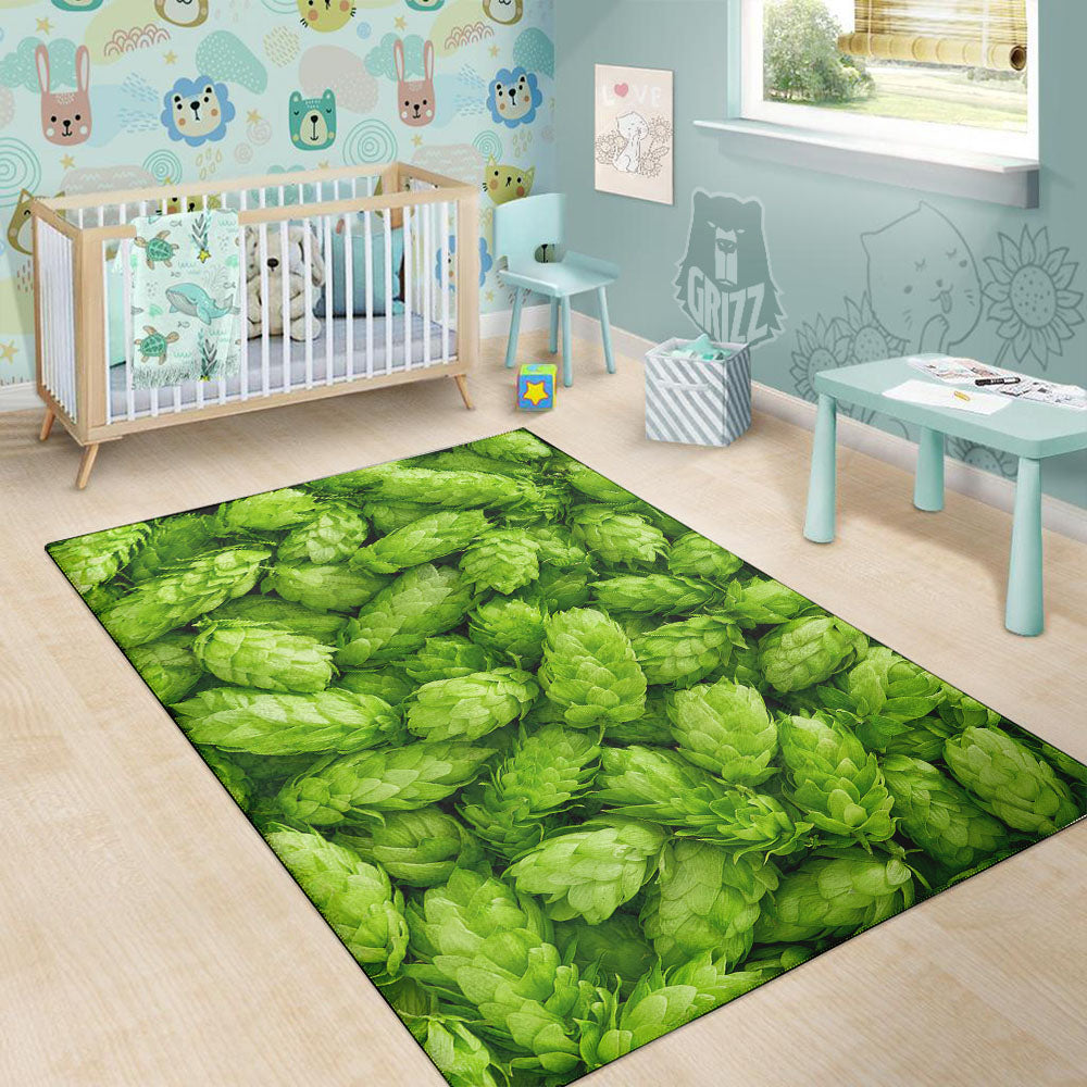 Hop Cone Fresh Print Floor Mat-grizzshop
