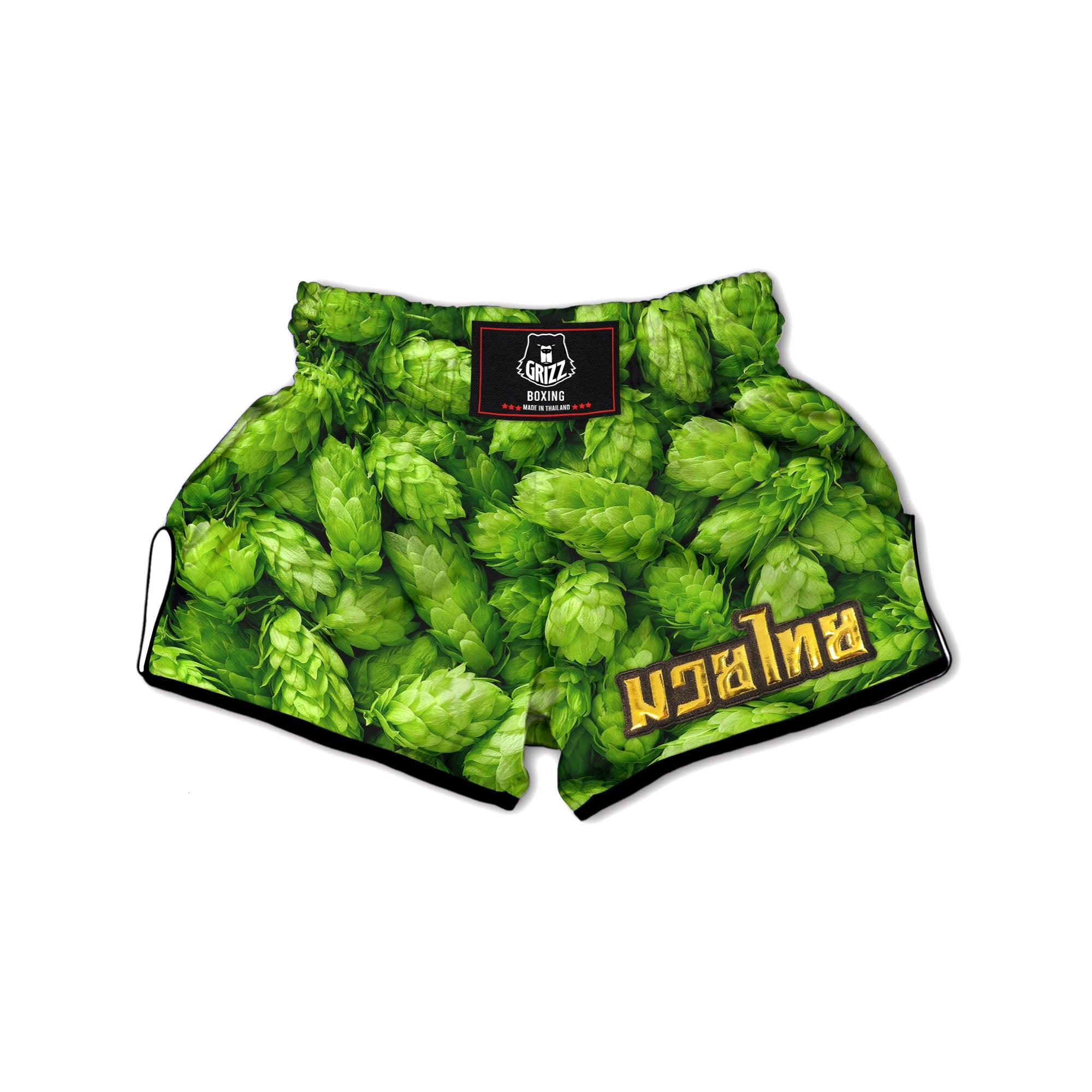 Hop Cone Fresh Print Muay Thai Boxing Shorts-grizzshop