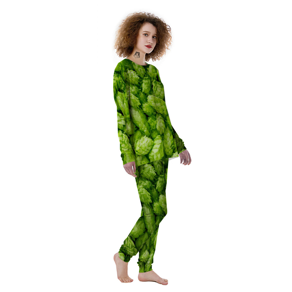 Hop Cone Fresh Print Women's Pajamas-grizzshop