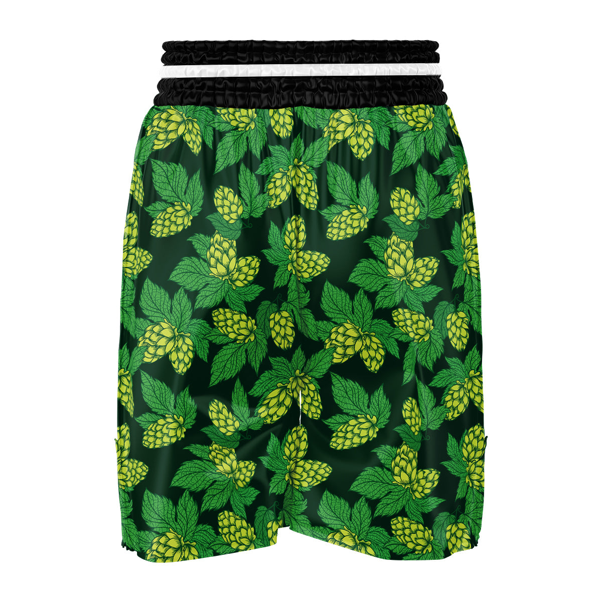 Hop Cone Vintage Print Pattern Boxing Shorts-grizzshop