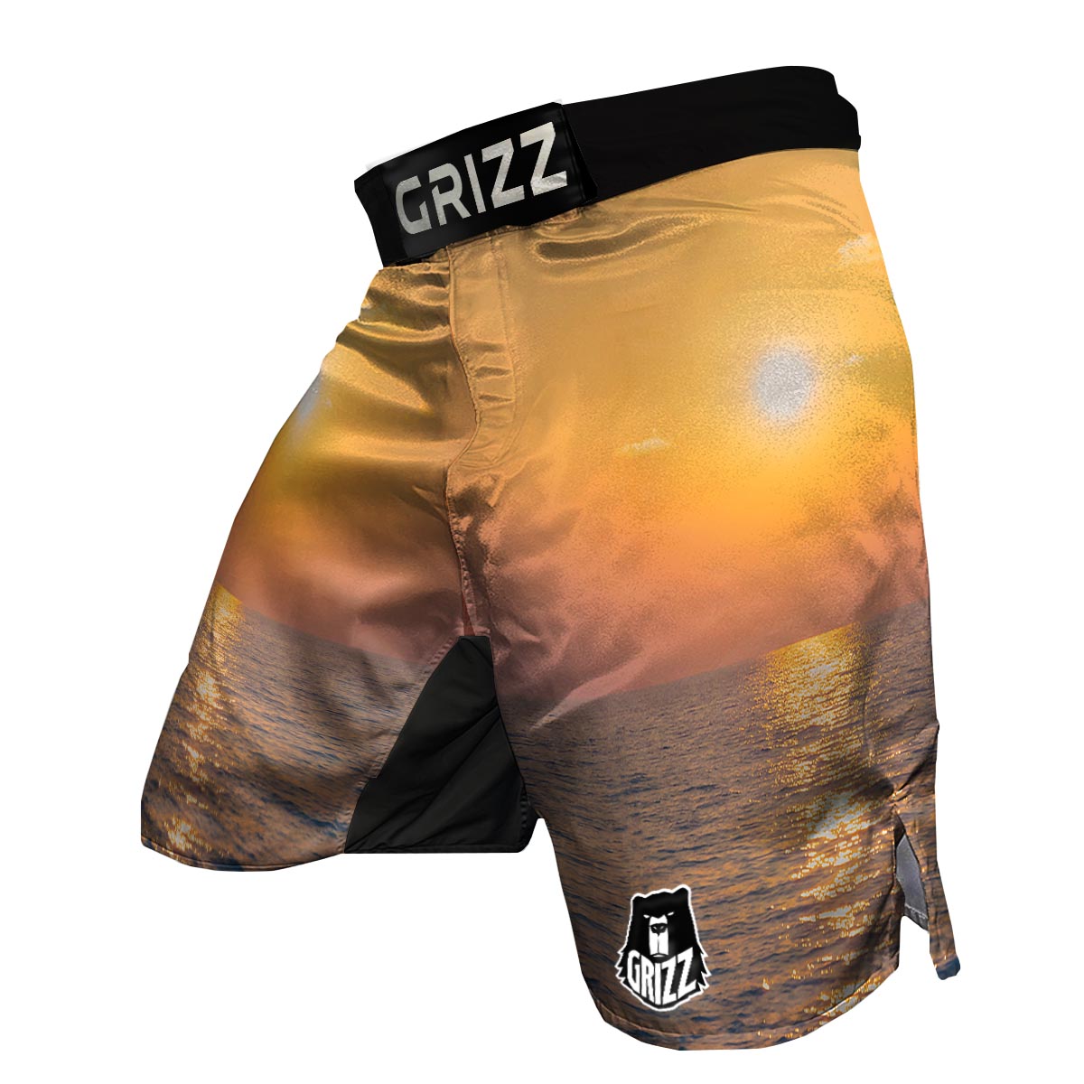 Horizon Sunrise Print MMA Shorts-grizzshop