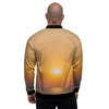 Horizon Sunrise Print Men's Bomber Jacket-grizzshop