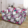 Horse Pattern Print Loveseat Cover-grizzshop