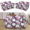 Horse Pattern Print Loveseat Cover-grizzshop