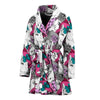 Horse Pattern Print Women Long Robe-grizzshop