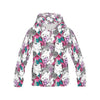 Horse Pattern Print Women Pullover Hoodie-grizzshop