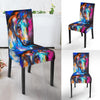 Horse Portrait Pattern Print Chair Cover-grizzshop