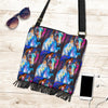 Horse Portrait Pattern Print Crossbody Bags-grizzshop