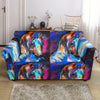 Horse Portrait Pattern Print Loveseat Cover-grizzshop