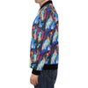 Horse Portrait Pattern Print Men's Bomber Jacket-grizzshop