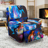 Horse Portrait Pattern Print Recliner Cover-grizzshop