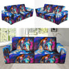 Horse Portrait Pattern Print Sofa Covers-grizzshop