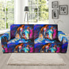 Horse Portrait Pattern Print Sofa Covers-grizzshop