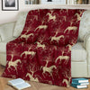 Horse Print Pattern Blanket-grizzshop