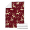 Horse Print Pattern Blanket-grizzshop