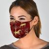 Horse Print Pattern Face Mask-grizzshop