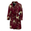 Horse Print Pattern Men Long Robe-grizzshop