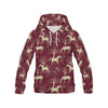 Horse Print Pattern Men Pullover Hoodie-grizzshop